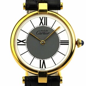 1円スタート【中古/稼働品】 Cartier カルティエ ヴァンドーム 590003 クオーツ レディース 箱・ギャラ有 (K-SH2685)