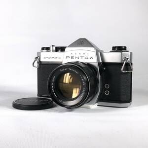 【整備済み】 ASAHI PENTAX SP + Super Takumar 55mm F1.8 ペンタックス フィルム 一眼レフ カメラ ② ヱOA4a