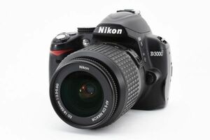 【大人気】 Nikon ニコン D3000 レンズセット 18-55mm デジタル一眼カメラ #1123