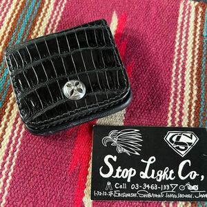 GW期間限定価格　STOP LIGHT ストップライト コインケース クロコダイルレザー