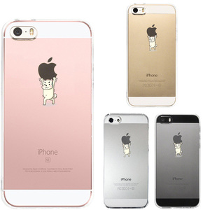 iPhone5 iPhone5s ケース クリア 犬Appleは重い？ スマホケース ハード スマホケース ハード