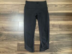 ルルレモン Lululemon Ready Set Go Crop サイズ6 ※難あり クロップ レギンス パンツ タイツ