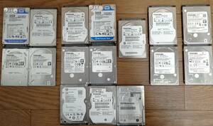 ＜424H60＞【ジャンク/エラー有】HDD各種 1TB/750GB/640GB/500GB/320GB 計16個　まとめて/セット