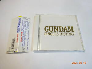 CD GUNDAM SINGLES HISTORY ガンダム シングルス・ヒストリー 帯付 翔べガンダム/アニメじゃない/水の星愛をこめて等 全19曲