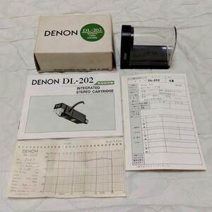 (注意) 箱のみ DENON DL-202 インテフレーテッド ステレオ カートリッジ 日本コロムビア