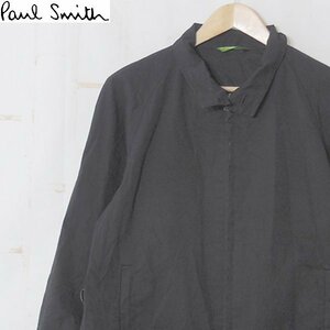 ポールスミスPaul Smith■コットン ジップジャケット スタンドカラー■M■ブラック ※NK3n17269