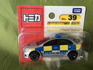 トミカ TAKARATOMY ブリスター■■39 三菱ランサー エボリューションX 英国警察仕様