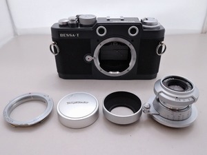 期間限定セール レンジファインダー フィルムカメラ Voigtlander Bessa-T HELIAR 101/HELIAR 50mm f3.5