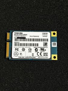 TOSHIBA SSD 128GB THNSNH128GMCT mSATA ((動作品・3枚限定)) 
