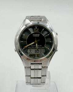 ◆CASIO カシオ LINEGE LCW-M200 電波ソーラー 稼働品 メンズ腕時計 デュアルタイム◆