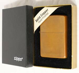 Zippo 2002 Copper 純銅製 箱、保証書附属 ジッポ
