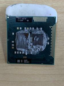 B2593)Intel Core i7 620M SLBPD 2.66GHz Socket G1 中古動作品