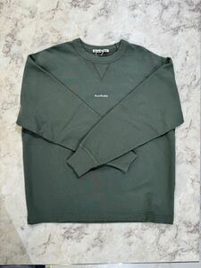 【Acne Studios】スタンプロゴセーター　GREEN