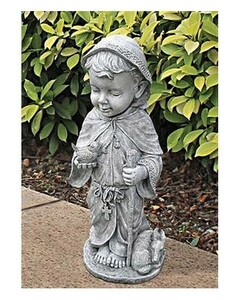 子どもの聖フランチェスコ（聖フランシスコ）彫像 彫刻 高さ 約61ｃｍオブジェ/ ガーデニング(輸入品)