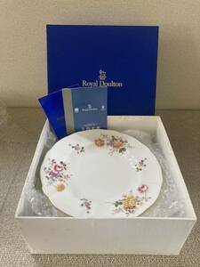 ロイヤルクラウンダービー ポジープレート 皿 21.5cm 6枚セット Derby Posies RoyalCrownDerby/花柄 /丸皿/金縁/洋食器 