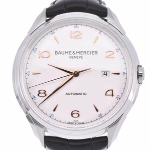 △ ボーム＆メルシェ Baume & Mercier MOA10365 クリフトン デイト 自動巻き メンズ 未使用品 保証書付き Ｍ#124040