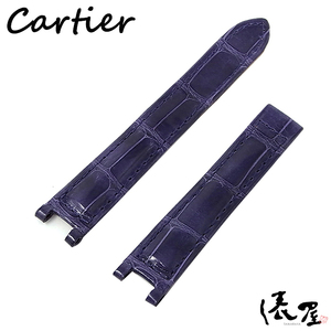 【カルティエ】パシャ 32mm 純正ベルト Dバックル用 長期保管品 パープル Cartier 俵屋 PR50014