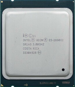 2個セット Intel Xeon E5-2690 v2 SR1A5 10C 3GHz 25MB 130W LGA2011 DDR3-1866