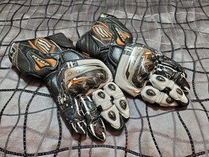 【LL】HYOD メタルスライダー D3O EVOLUTION RACING GLOVES　エヴォリューションレーシンググローブ　バイク ライディング ライダース