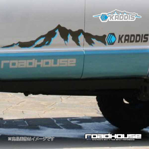 ROAD HOUSE ロードハウス サイドデカール 1600 ガンメタ/ブルー 左右1台分セット KADDIS カディス KD-ET11031