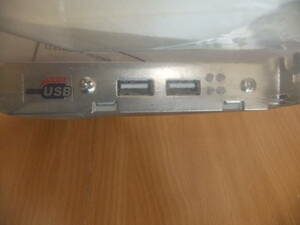 マザーボード付属パーツ　USB2.0ポートx2 ＋ ポストデバッキングシグナル