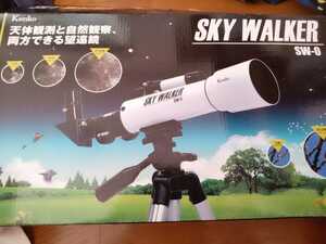 ★ケンコー Kenko スカイウォーカー SKY WALKER SW-0 (口径50mm F7.2）屈折望遠鏡一式　付属品付★