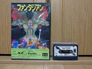 【ジャンク品・箱有・テープ】ファンタジアン FANTASIAN SHARP X1のゲームソフト　シャープ