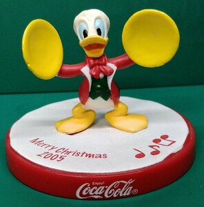 ドナルド　コカ・コーラ　ディズニーキャラクター　クリスマスオーナメント 2005　クリスマス　オーナメント　ドナルド・ダック フィギュア