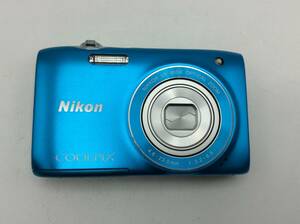 S114◇【通電/動作/精度未確認】ニコン Nikon クールピクス COOLPIX S3100 コンパクトデジカメ バッテリー付き 現状品 ジャンク品 ◇