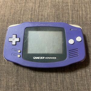 現状品 任天堂 ゲームボーイアドバンス Nintendo GAMEBOY ADVANCE GBA 本体 AGB-001 バイオレット 