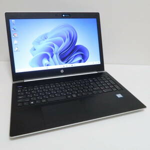 HP ProBook 450G5/Core-i5第8世代/メモリ8GB/SSD256GB/Windows11/5CD924G0MR