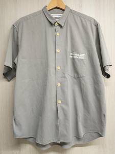 COMME des GARCONS SHIRT コムデギャルソンシャツ 1992 バーコードシャツ メンズ 半袖シャツ グレー S 綿 コットン Made in France