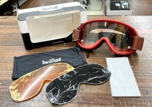 baruffaldi/バルファルディ SPEED4/スピード4 708216 レッド/赤 ゴーグル バイク 二輪 オートバイ モトクロス オフロード 眼鏡着用可能