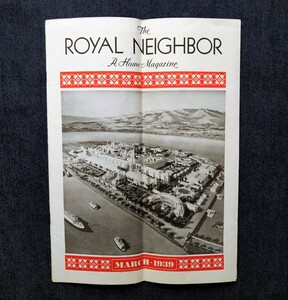 1939年 アメリカ・アンティーク雑誌 The Royal Neighbor A Home Magazine 洋書 Royal Neighbors of America 広告