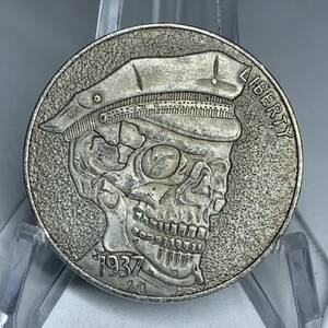 WX1212流浪幣 勇士 ドクロ 天眼 鷹紋 外国硬貨 貿易銀 海外古銭 コレクションコイン 貨幣 重さ約22g
