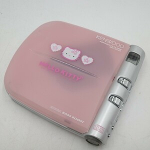 KENWOOD ケンウッド HELLO KITTY ハローキティ ポータブルCDプレーヤー DPC-KT103 ピンク 現状品