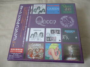 QUEEN Singles Collection Vol.1 ’09 新品未開封 完全生産限定盤 初期の１３枚の英オリジナル・シングルのボックス・セット
