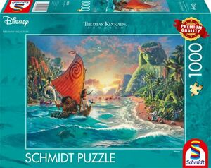 58030 SD 1000ピース ジグソーパズル ドイツ発売 ディズニー モアナと伝説の海 Thomas Kinkade, Moana Vaiana