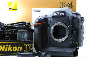 ★美品★ ニコン NIKON D4 ボディ 元箱 バッテリー チャージャー