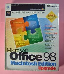 【968】4988648045255 Microsoft Office 98 Macintosh UP 新品 オフィス マッキントッシュ PowerPoint Excel Word パワーポイント エクセル