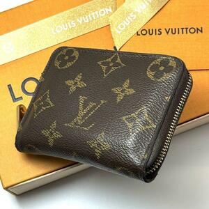 美品 良品 ルイヴィトン モノグラム ジッピーコインパース M60067 ラウンドファスナー ラウンドジップ ユニセックス LOUIS VUITTON