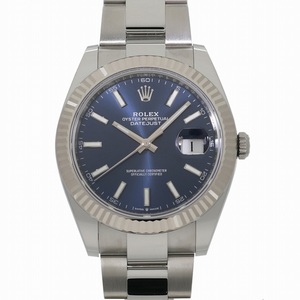 ロレックス デイトジャスト 41 ブライトブルー 126334 新品 メンズ（男性用） 送料無料 腕時計