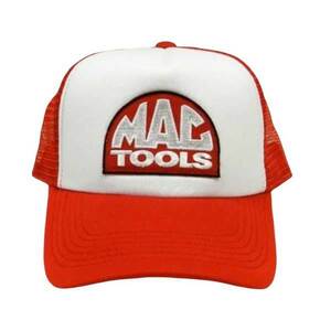 [マックツールズ MACTOOLS]メッシュキャップ レッド アメリカン雑貨 赤 帽子 車 工具メーカー レーシング　モーター ファッション小物