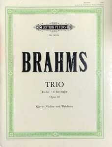 ブラームス ホルン三重奏曲 変ホ長調 Op.40 (パート譜セット) 輸入楽譜 BRAHMS Trio fur Violine, Horn und Klavier Es-dur Op.40 洋書