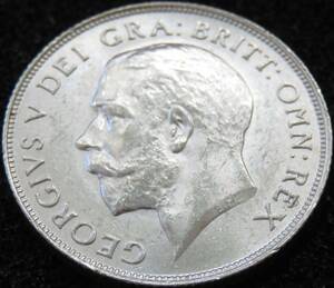 1911年 ジョージ5世 シリング 銀貨 イギリス 英国 獅子 王冠 ライオン GEORGIVS V SILVER SHILLING シルバー コイン