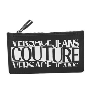 VERSACE JEANS COUTURE ヴェルサーチジーンズクチュール 財布 フラグメントケース ブラック ※ご購入希望の方はコメントをお願いします