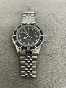 チュードル TUDOR サブマリーナ 79090 腕時計 SS 自動巻き ブラック メンズ 中古