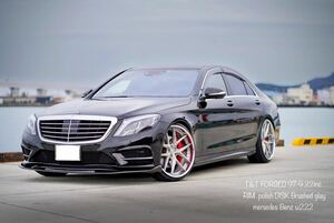 22インチ 4本セット T&T forged 鍛造 ホイール ベンツ AMG マイバッハ 全車種に対応 Sクラス W222 W223 Eクラス CLS 等にオーダーで作製