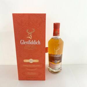 15970/【未開栓】Glenfiddich Single Malt SCOTCH WHISKY 21年 グレンフィディック 700ml 40%洋酒