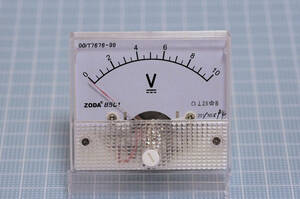 直流電圧計１0V（アナログ）